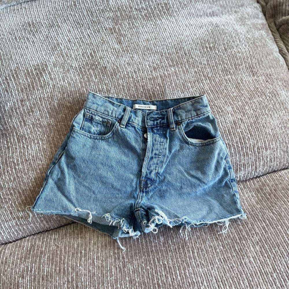 Pacsun High Rise Denim Shorts